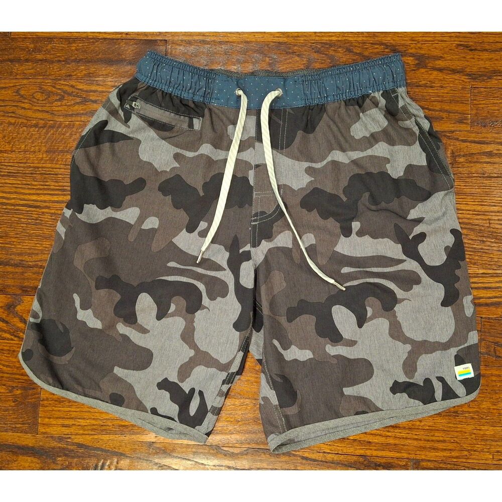 Vuori V330 Grey Drawstring Banks Shorts Men's Size Medium - Picture 3 of 4
